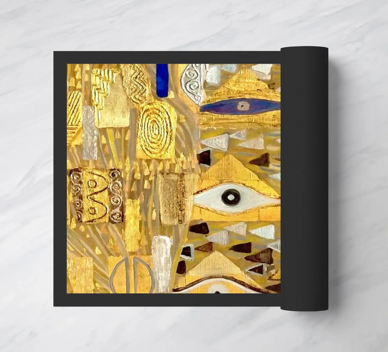 "Adele Bloch-Bauer I" di Klimt (particolare) - Secolo d'oro, Eye Sym zerbino da ClubArt