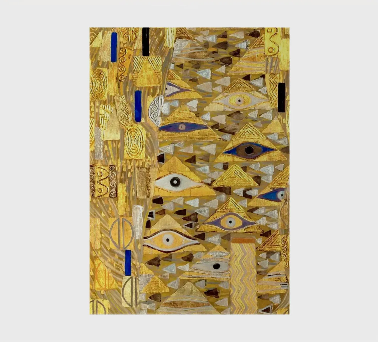 "Adele Bloch-Bauer I" di Klimt (particolare) - Secolo d'oro, Eye Sym diario da ClubArt