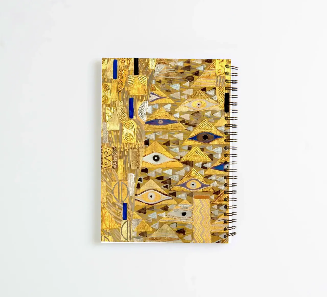 "Adele Bloch-Bauer I" di Klimt (particolare) - Secolo d'oro, Eye Sym diario ad anelli da ClubArt