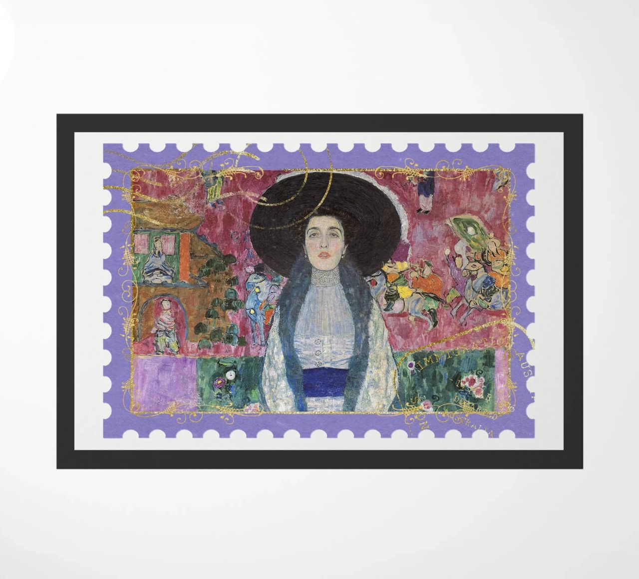 Adele Bloch-Bauer II" de Klimt - Modernista, Retrato, Sta felpudo de ClubArt