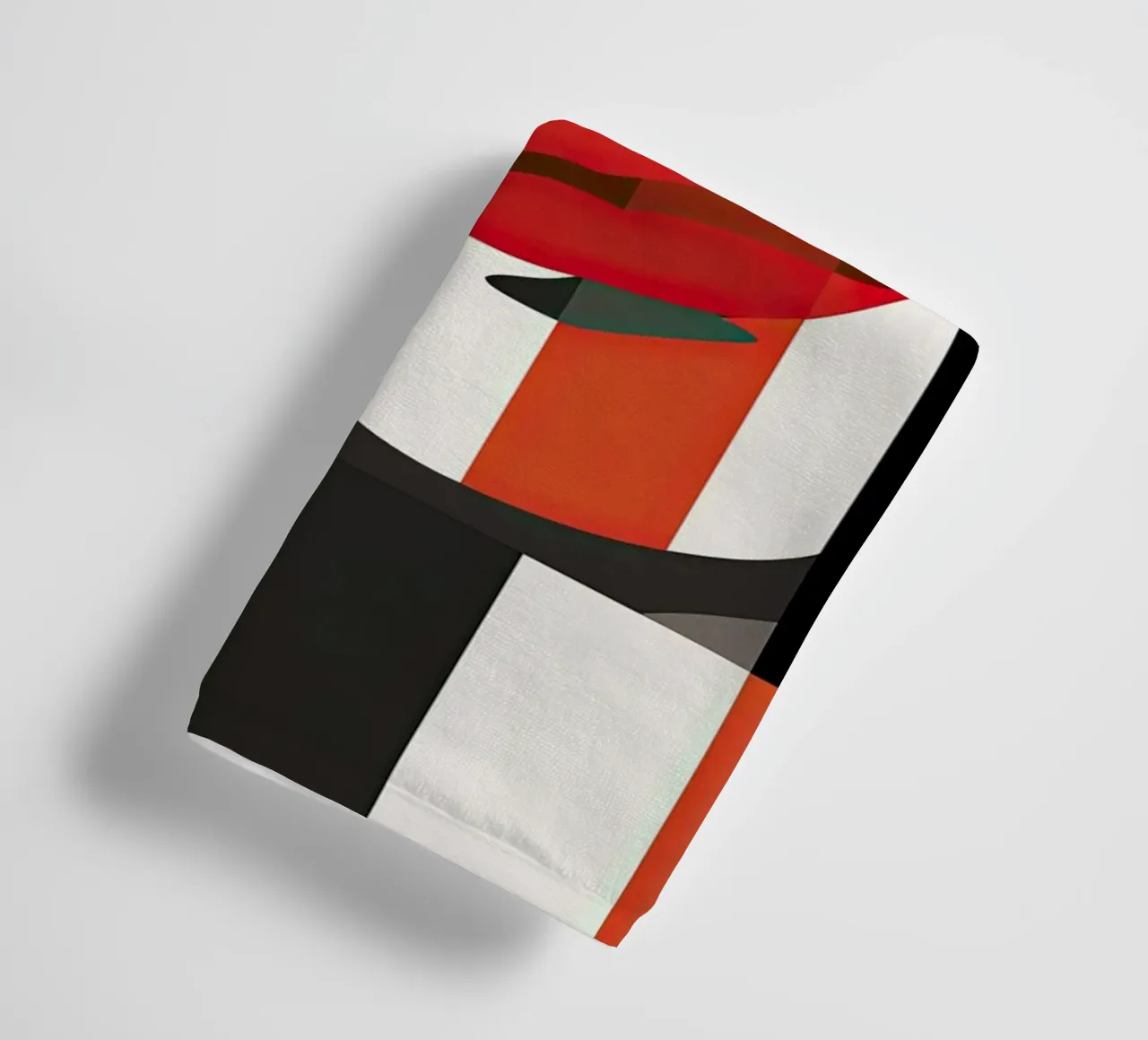Abstract female face towel by Imagine