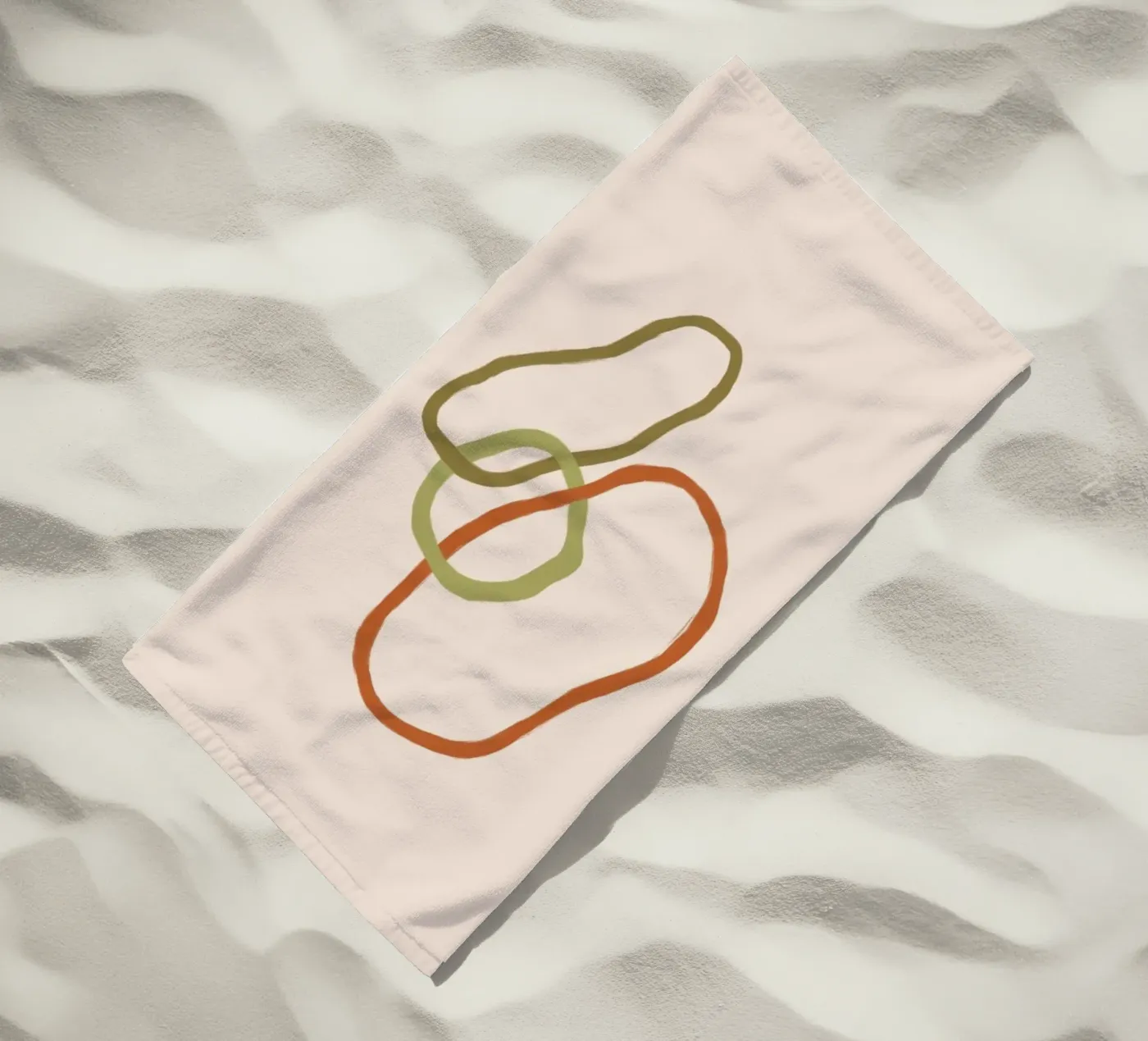Connection beach towel by Galaxy Eyes
