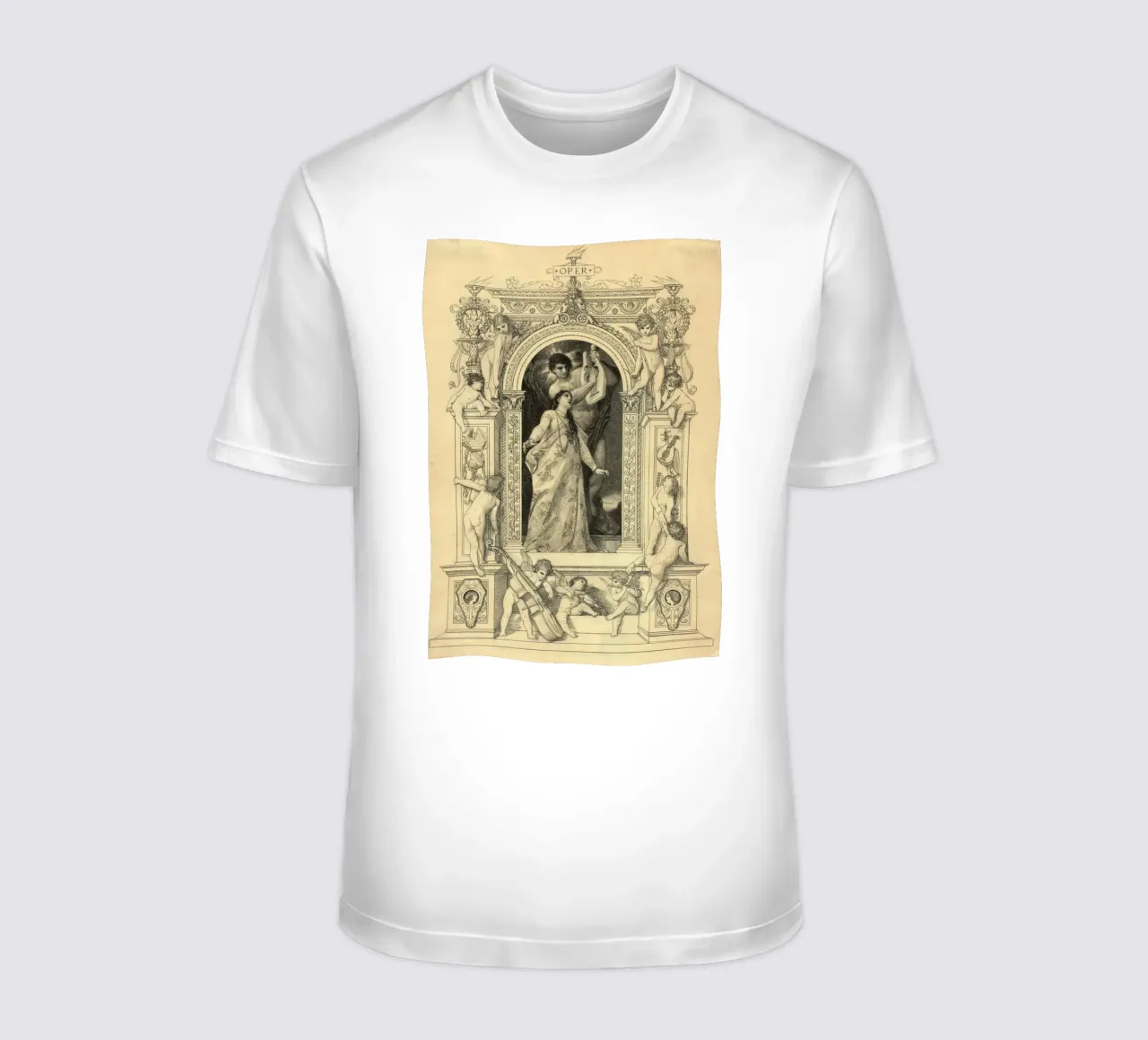 L'"Opera" di Klimt: allegoria, stile rinascimentale, stile del primo maestro. t-shirt da ClubArt