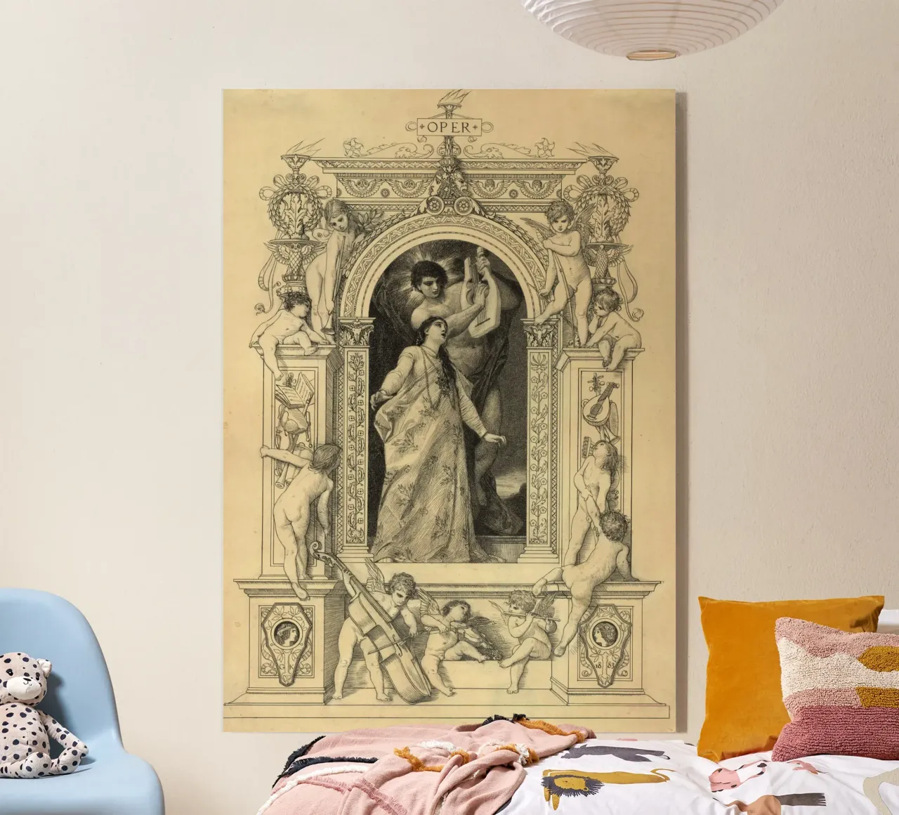 L'"Opera" di Klimt: allegoria, stile rinascimentale, stile del primo maestro. plexiglass da ClubArt