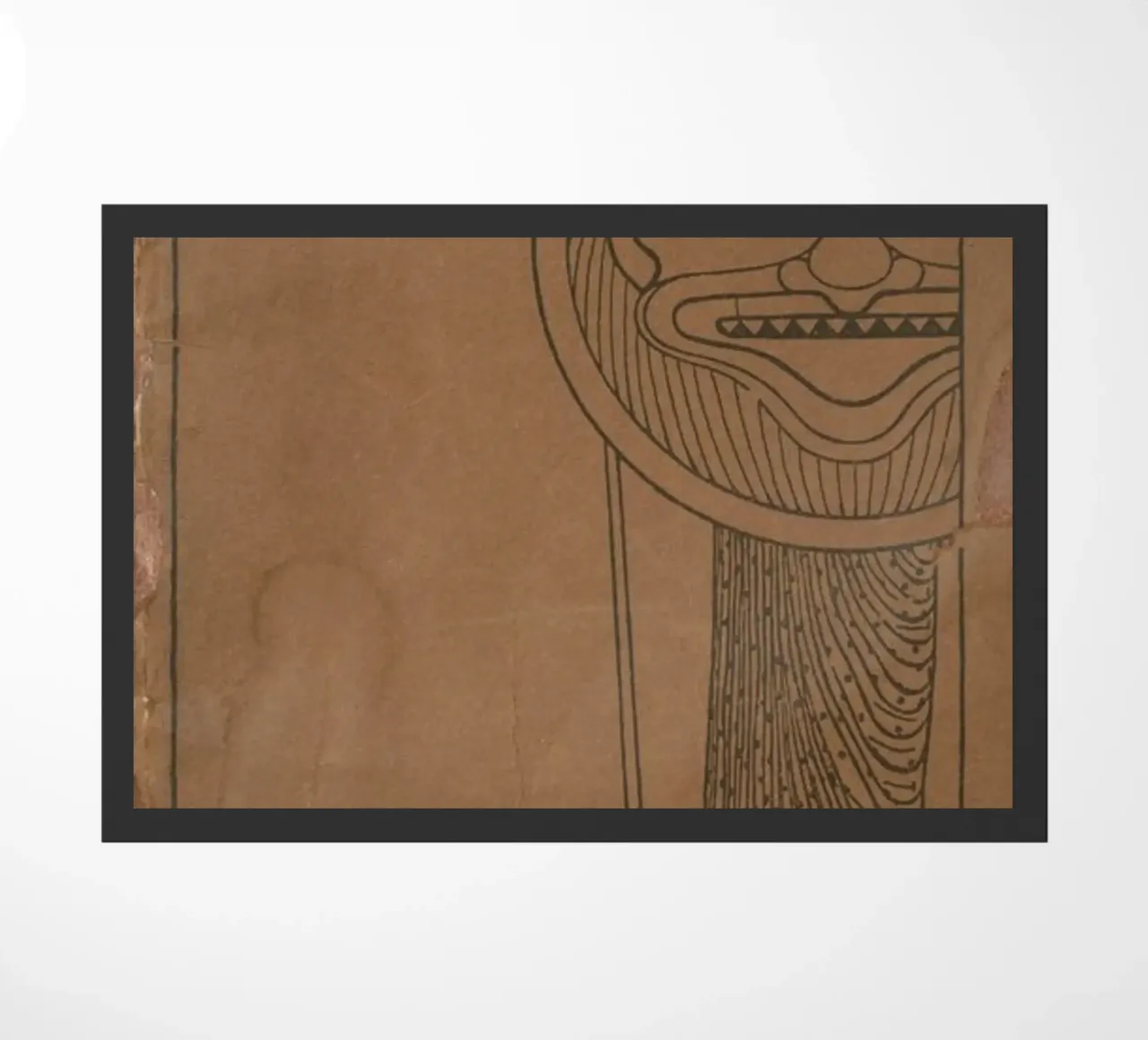 Manifesto della Prima Secessione di Klimt - Art Nouveau, Design grafico, zerbino da ClubArt