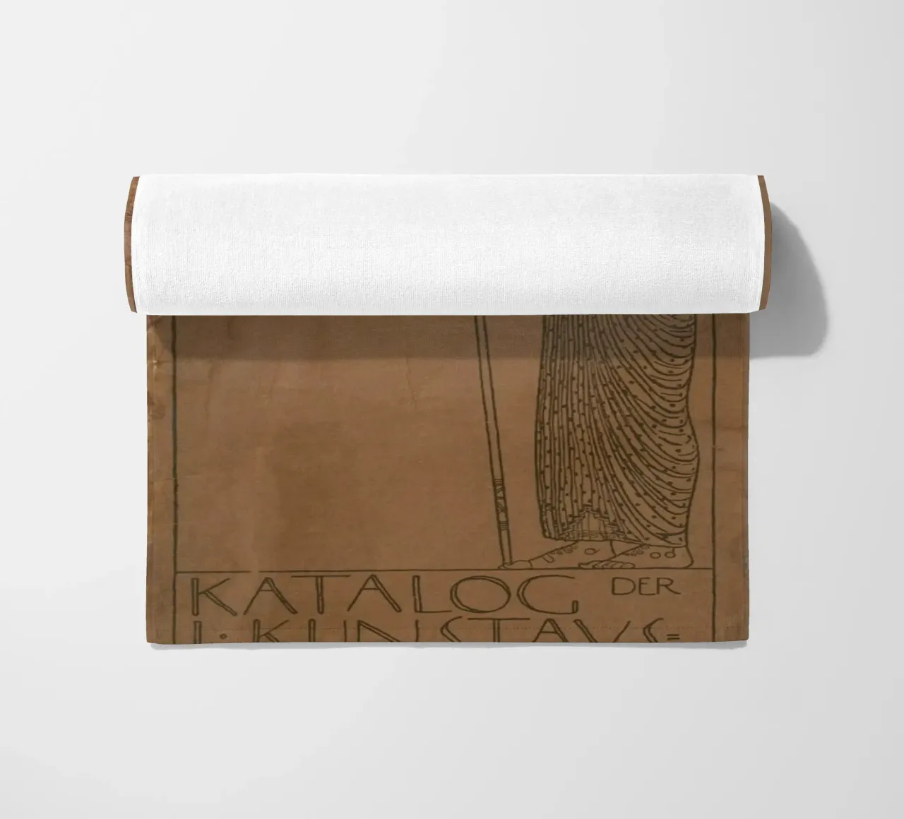 Manifesto della Prima Secessione di Klimt - Art Nouveau, Design grafico, telo mare da ClubArt