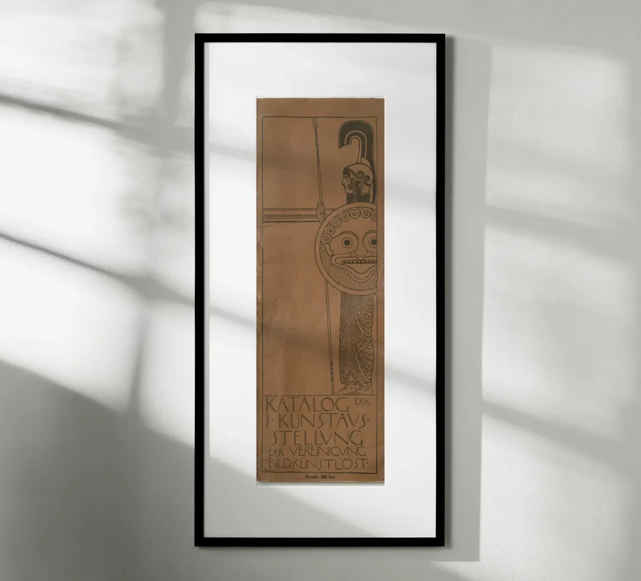 Manifesto della Prima Secessione di Klimt - Art Nouveau, Design grafico, poster da ClubArt