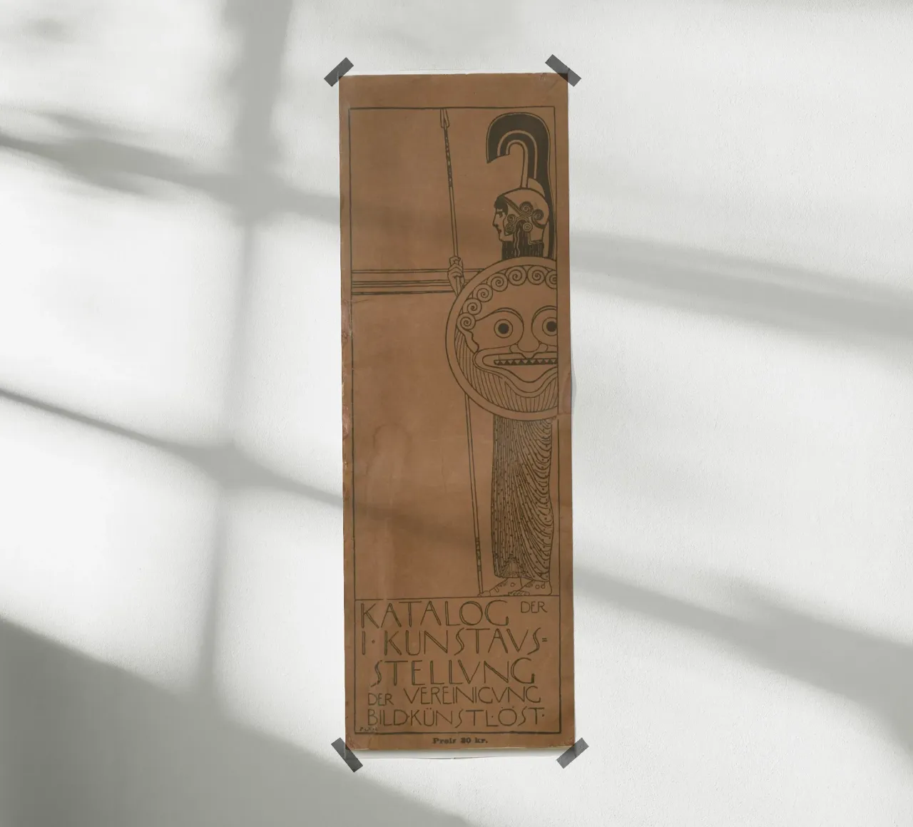 Manifesto della Prima Secessione di Klimt - Art Nouveau, Design grafico, poster da ClubArt