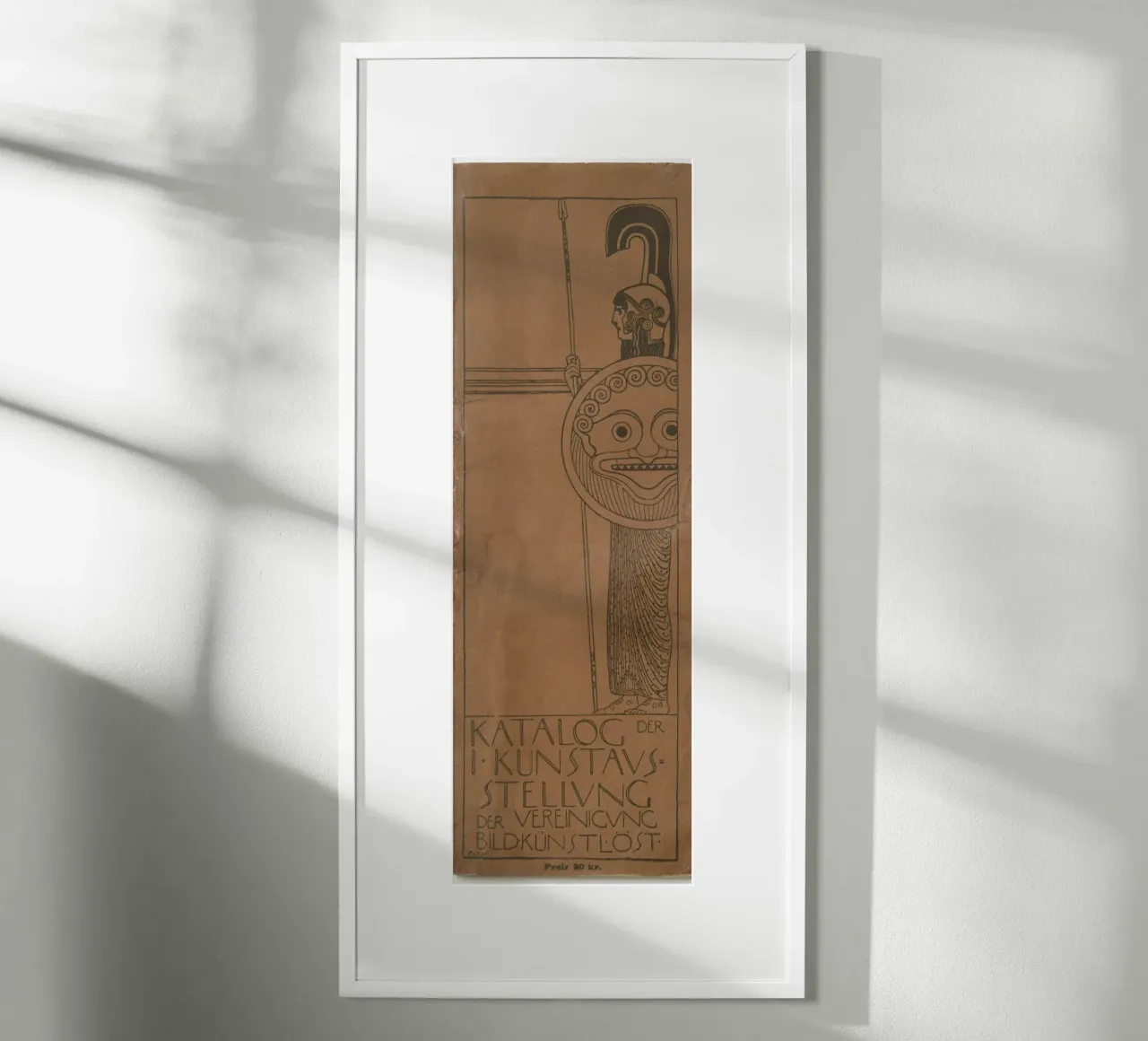 Manifesto della Prima Secessione di Klimt - Art Nouveau, Design grafico, poster da ClubArt
