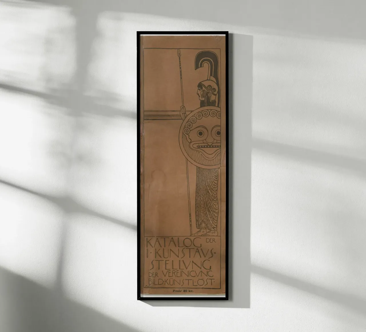 Manifesto della Prima Secessione di Klimt - Art Nouveau, Design grafico, poster da ClubArt