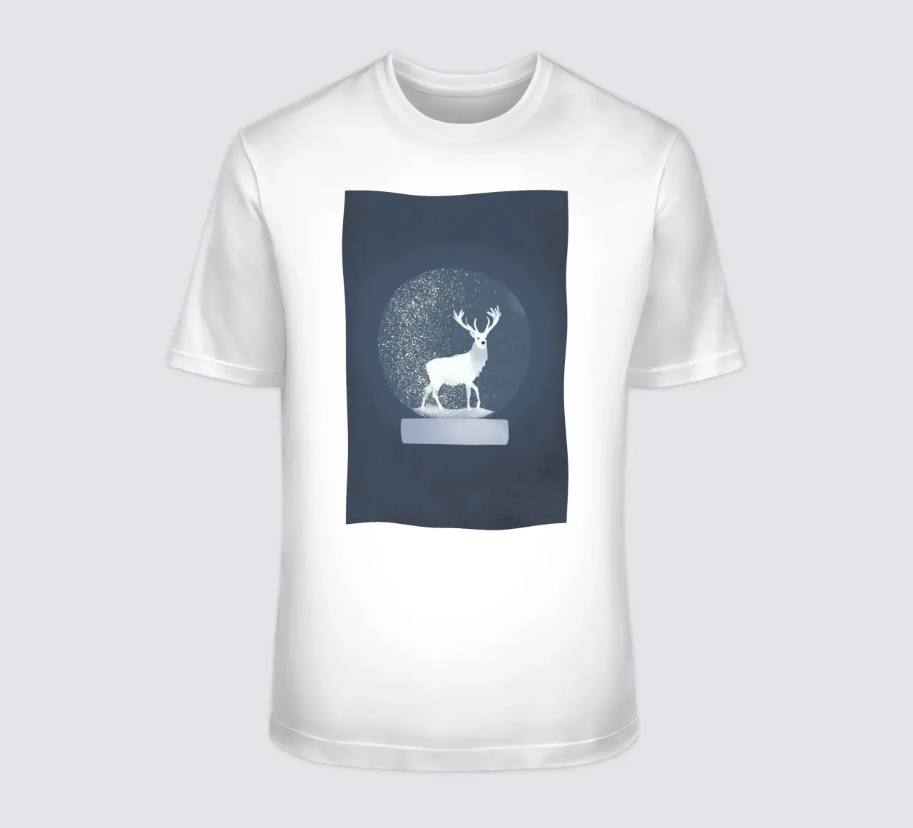 Snowglobe Deer t-shirt da Goed Blauw