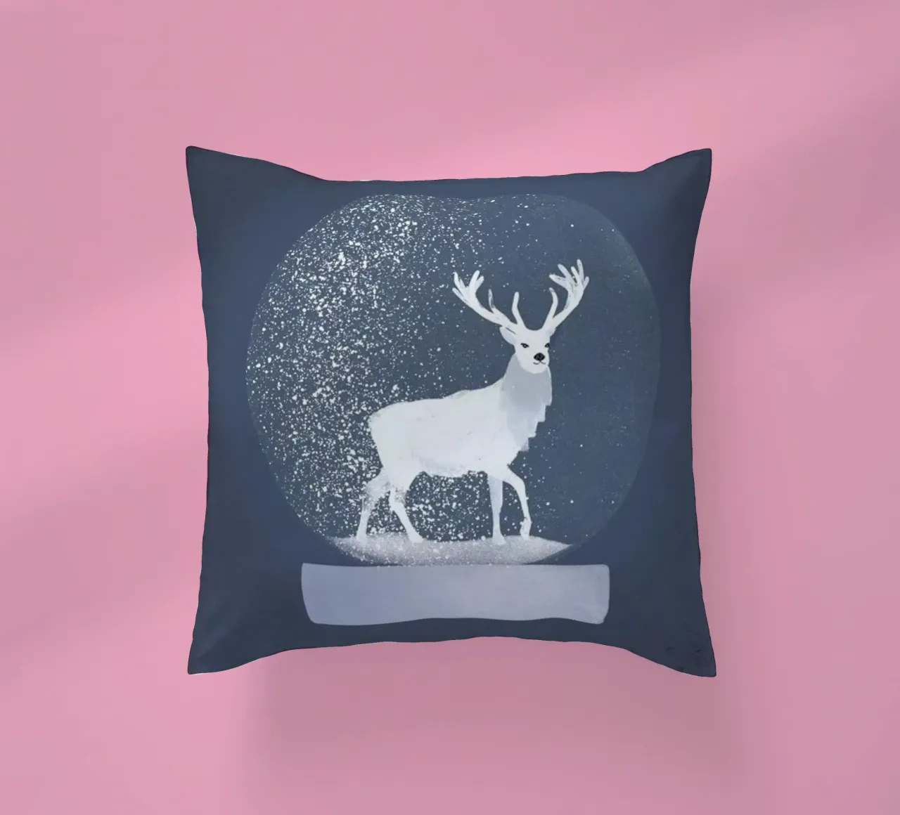Snowglobe Deer cuscino da Goed Blauw