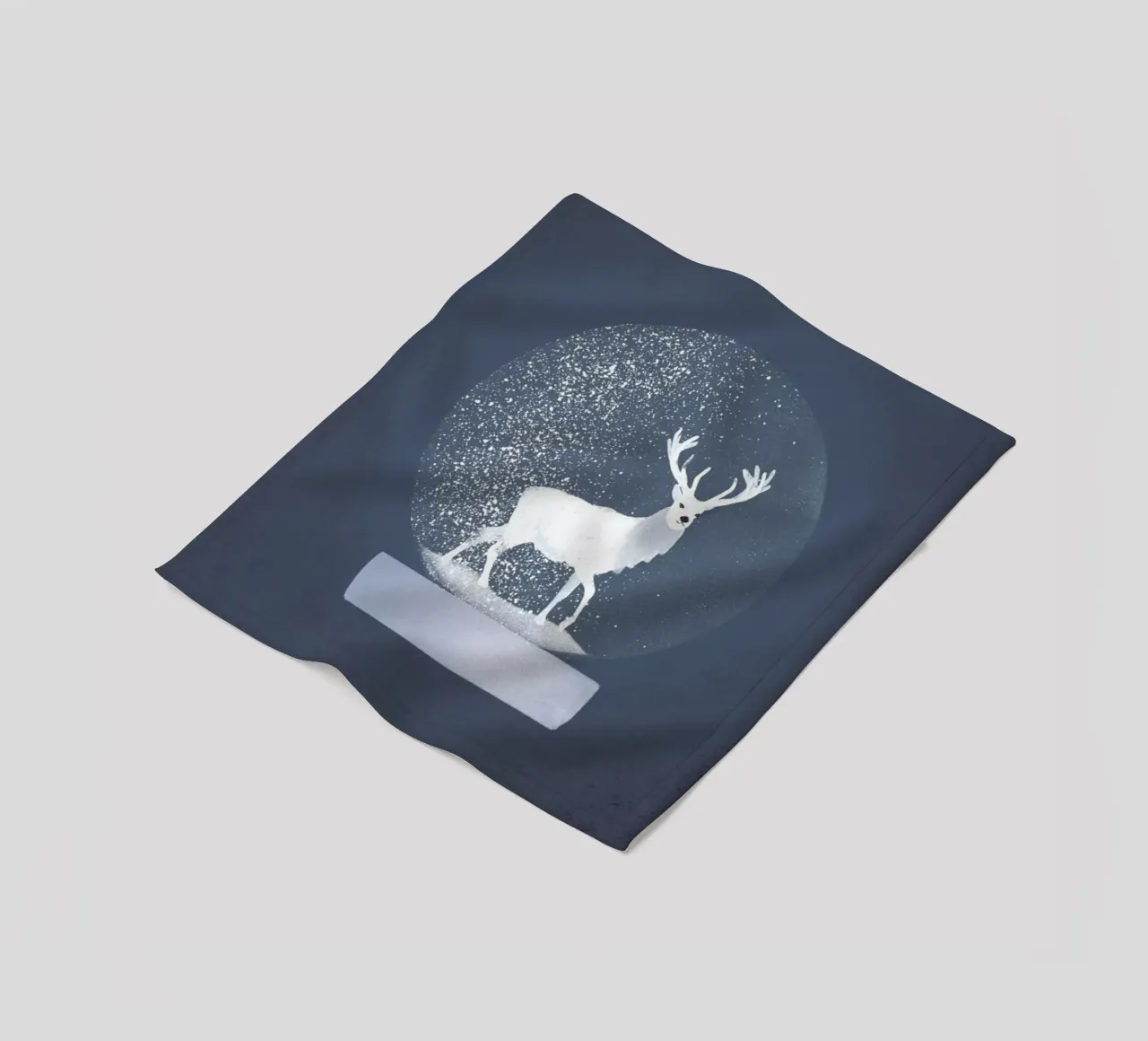Snowglobe Deer coperta in pile da Goed Blauw