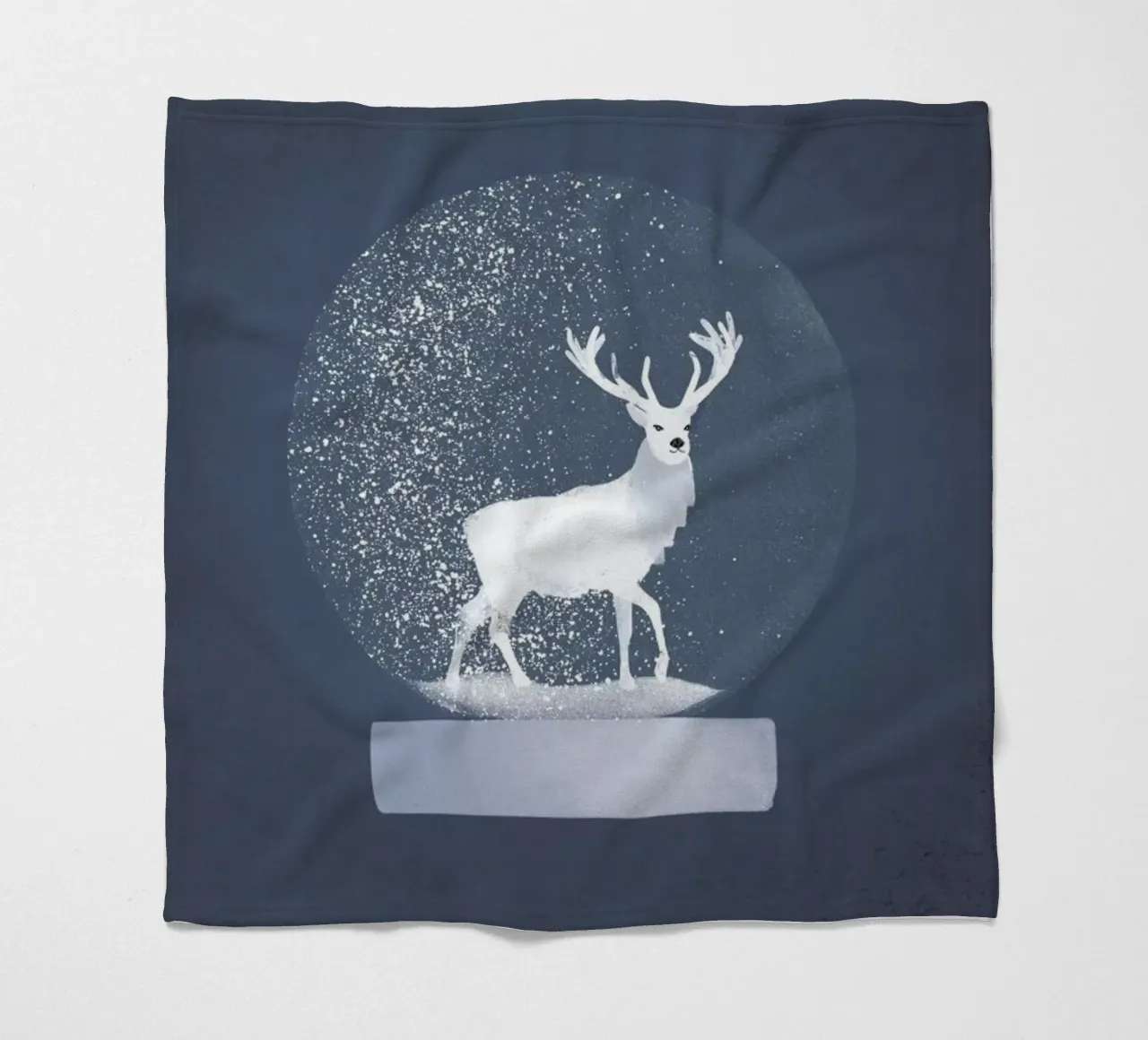 Snowglobe Deer coperta in pile da Goed Blauw