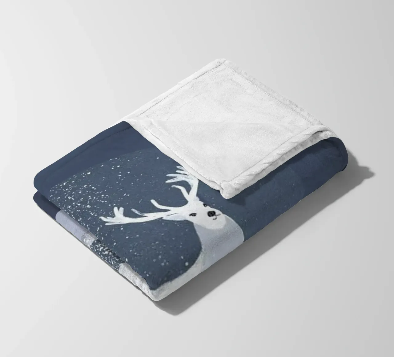 Snowglobe Deer coperta in pile da Goed Blauw
