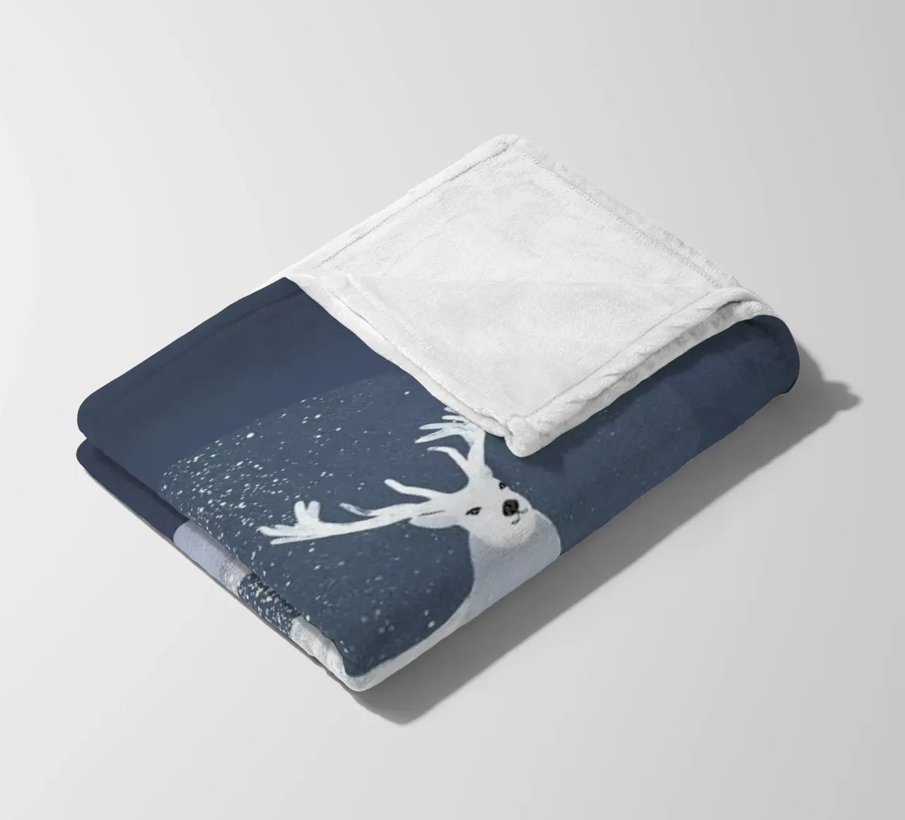 Snowglobe Deer coperta in pile da Goed Blauw