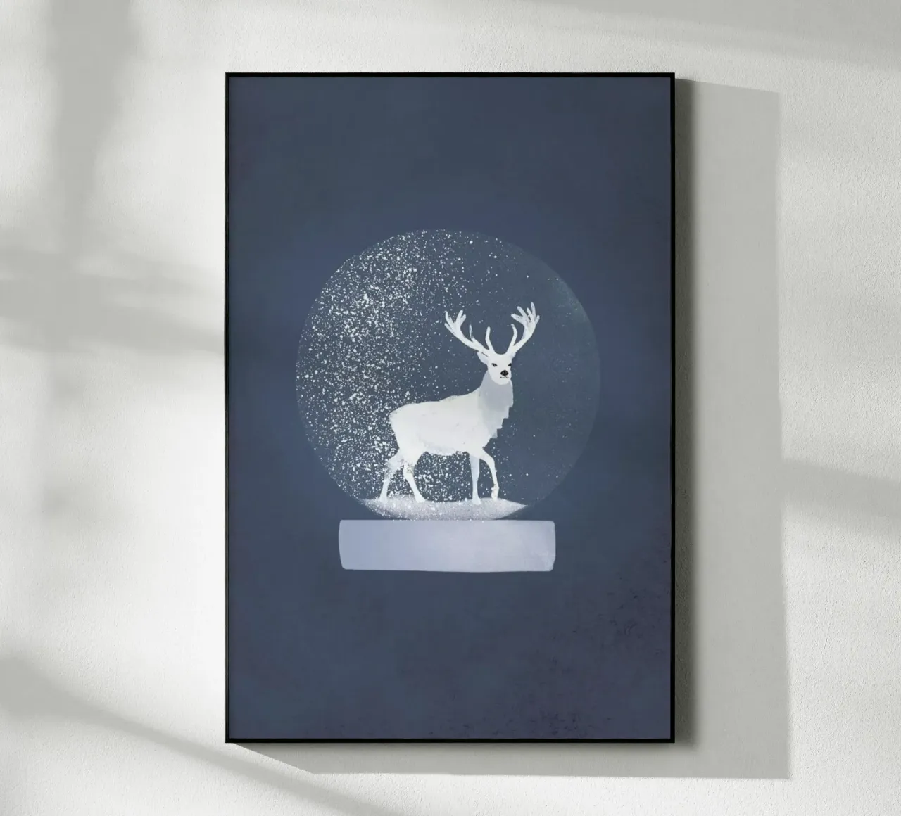 Snowglobe Deer plexiglass da Goed Blauw