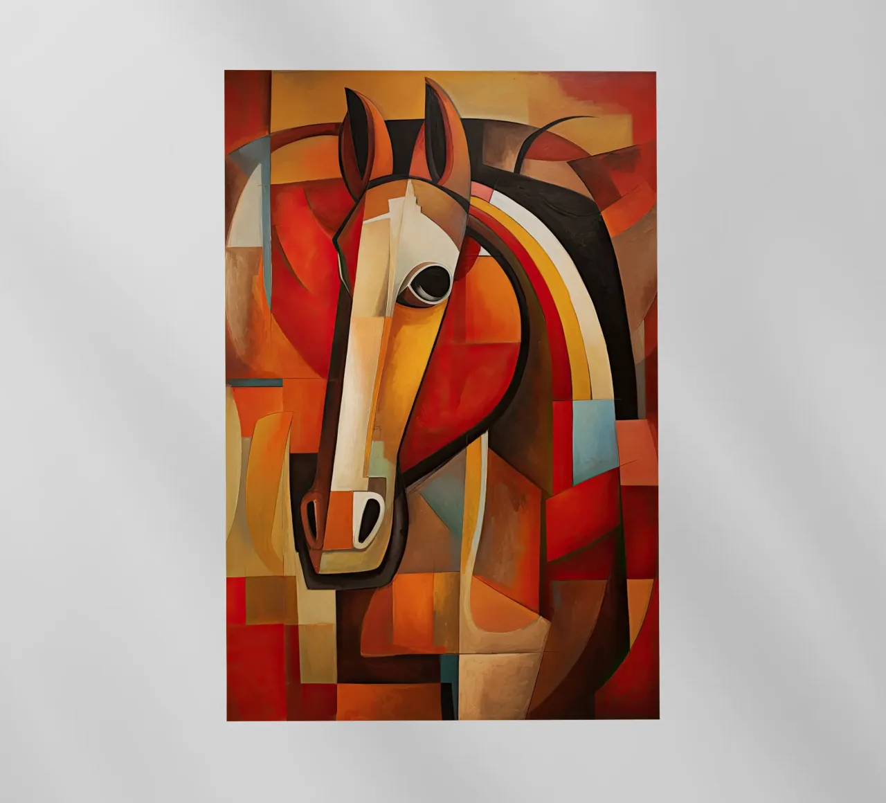 Cavallo astratto pellicola backlit da Imagine