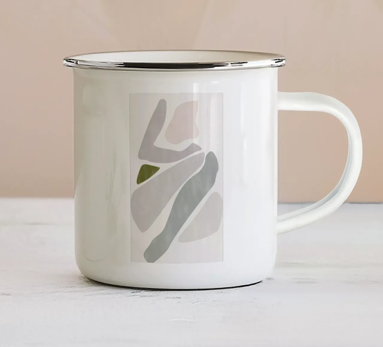 Nude 3 tazza in smalto da Kit Agar