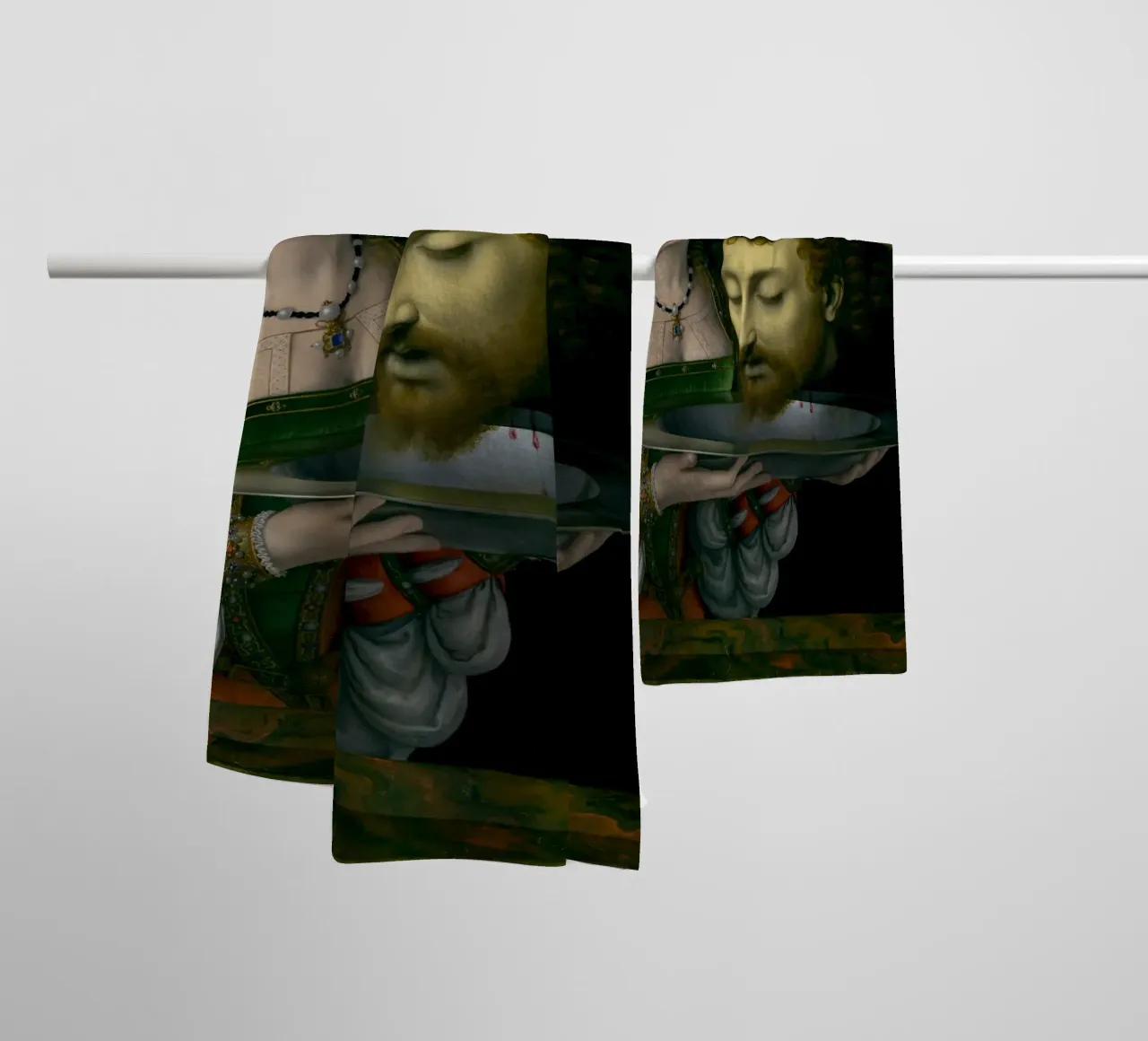 Solaris "Salome mit dem Haupt Johannes des Täufers" - Renaissance Handtuch von ClubArt