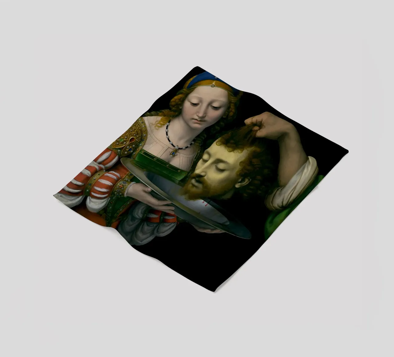 Solaris "Salome mit dem Haupt Johannes des Täufers" - Renaissance Fleecedecke von ClubArt