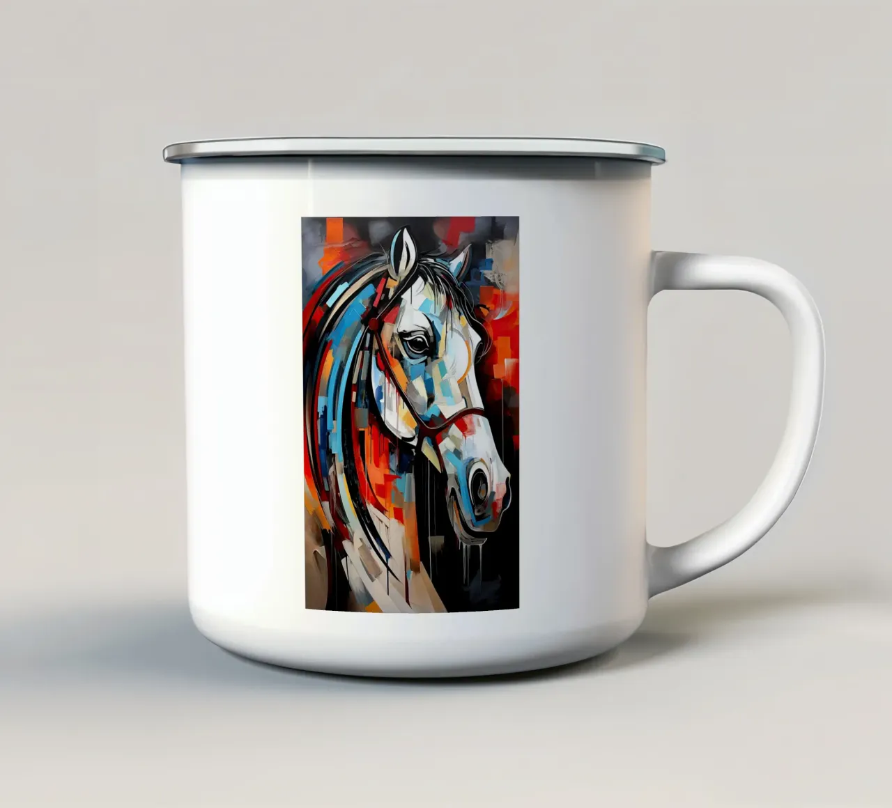 Estratto di Paard tazza in smalto da Imagine