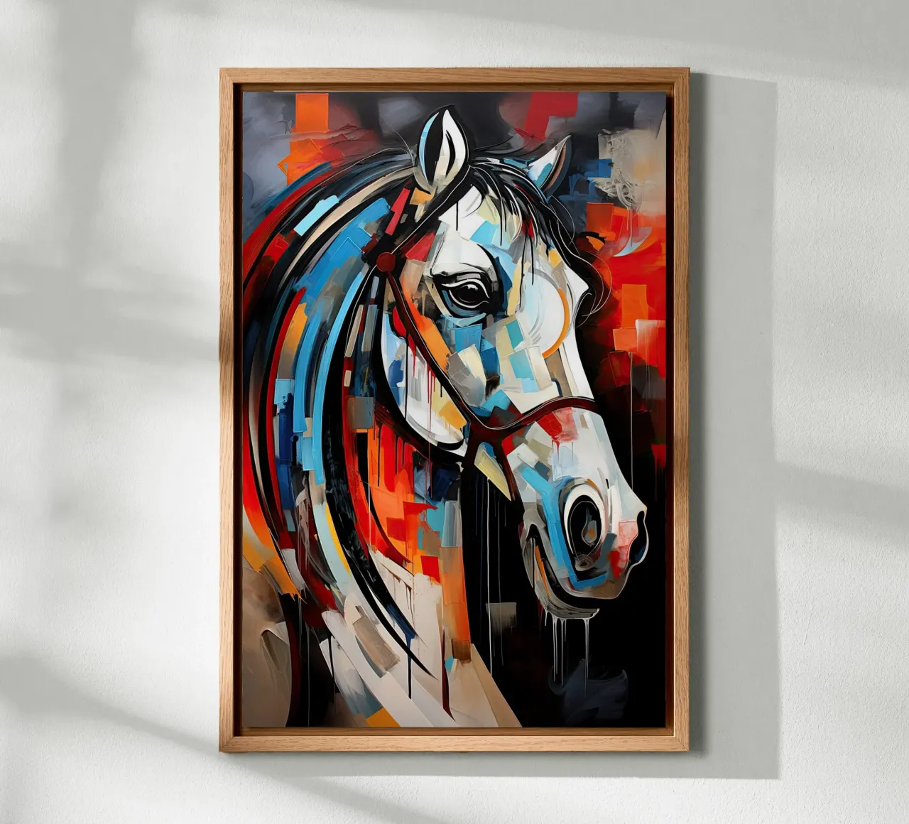 Paard abstract canvas by Imagine