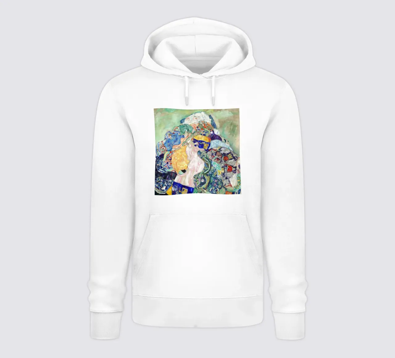 Il "Bambino (culla)" di Klimt - Simbolismo, figurazione, espressioni felpa con cappuccio da ClubArt