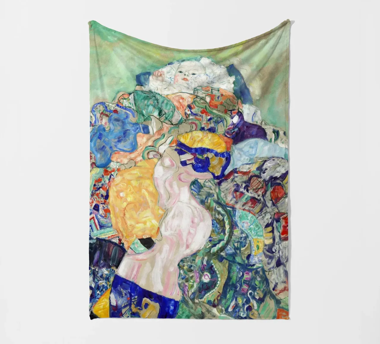 Il "Bambino (culla)" di Klimt - Simbolismo, figurazione, espressioni coperta in pile da ClubArt