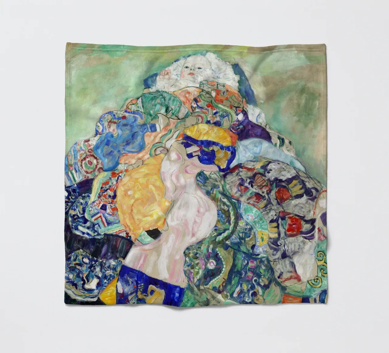 Il "Bambino (culla)" di Klimt - Simbolismo, figurazione, espressioni coperta in pile da ClubArt