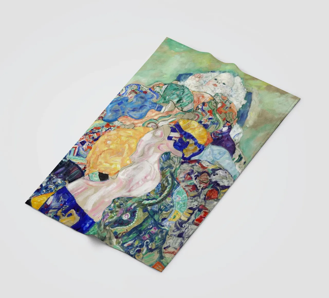 Il "Bambino (culla)" di Klimt - Simbolismo, figurazione, espressioni coperta in pile da ClubArt
