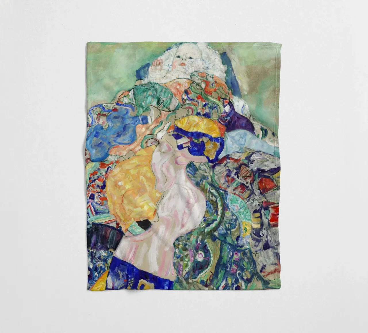 Il "Bambino (culla)" di Klimt - Simbolismo, figurazione, espressioni coperta in pile da ClubArt