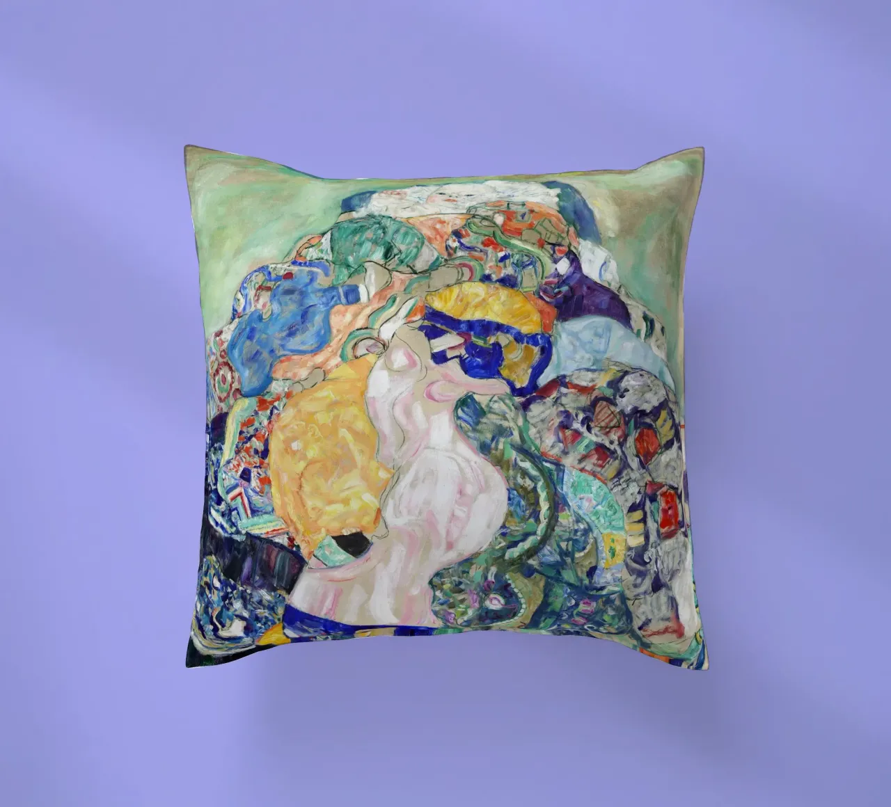 Il "Bambino (culla)" di Klimt - Simbolismo, figurazione, espressioni cuscino da ClubArt