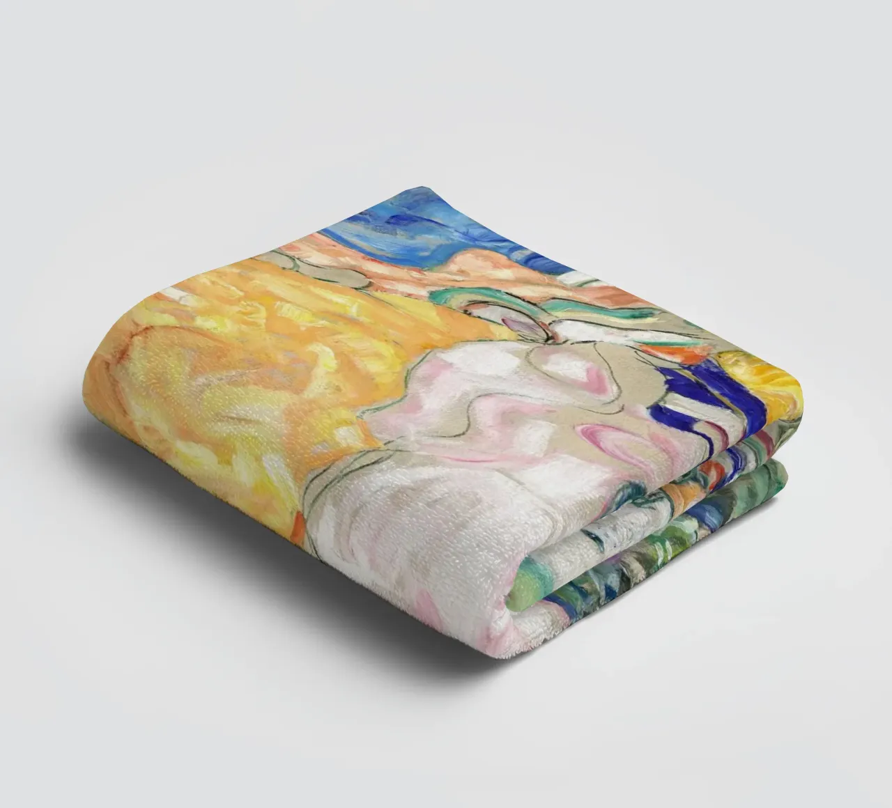 Il "Bambino (culla)" di Klimt - Simbolismo, figurazione, espressioni asciugamano da bagno da ClubArt