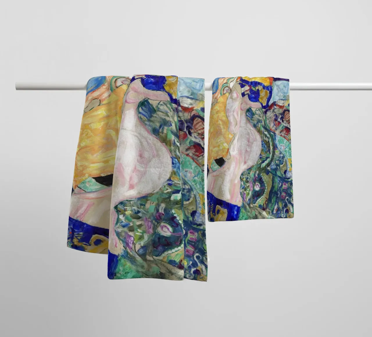 Il "Bambino (culla)" di Klimt - Simbolismo, figurazione, espressioni asciugamano da bagno da ClubArt