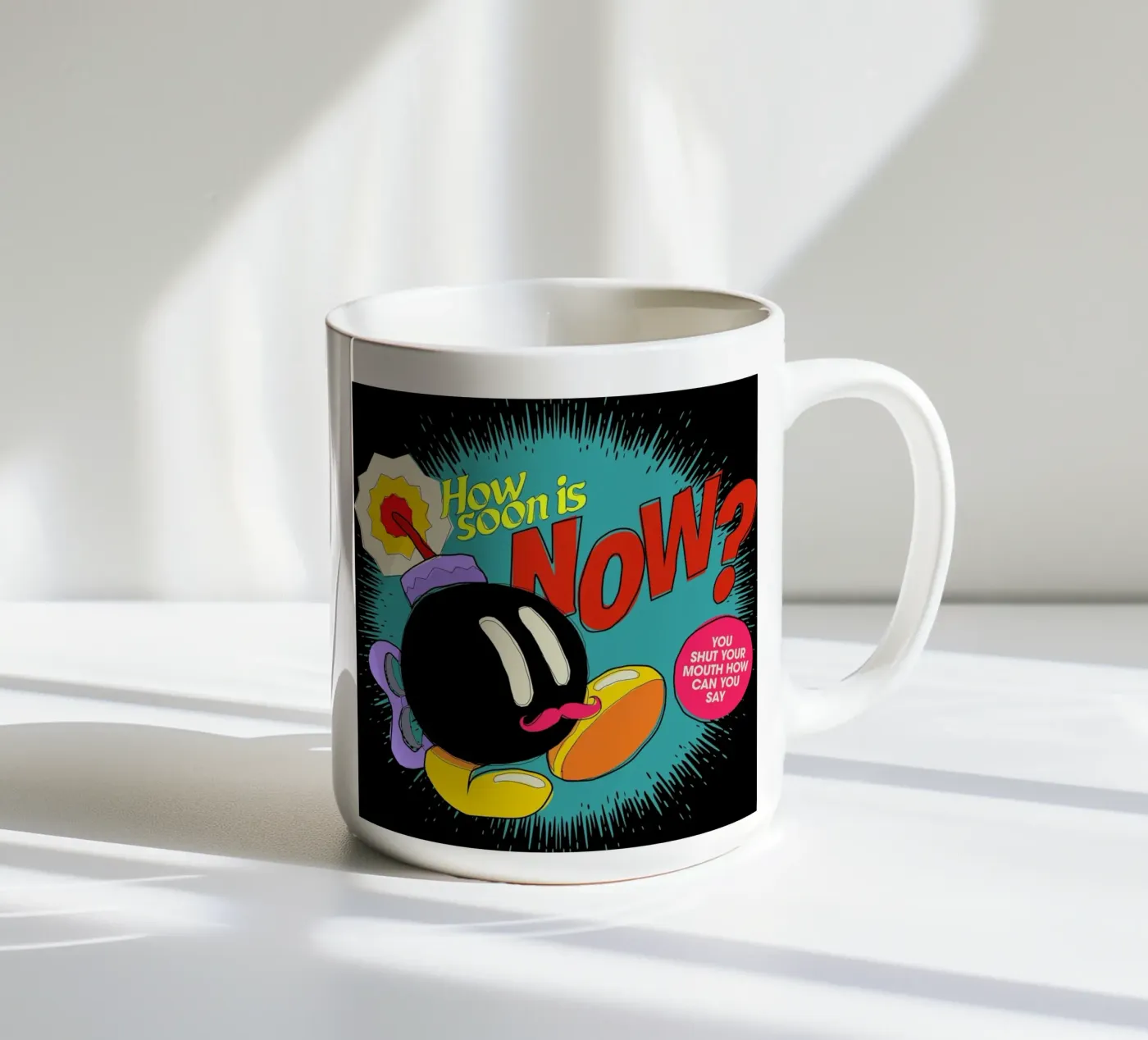 How Soon ceramic mug by Butcher Billy