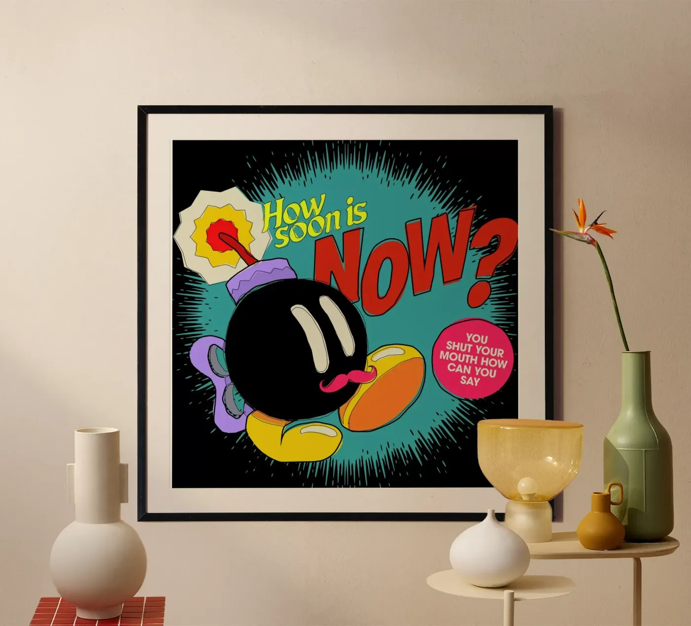 How Soon poster van Butcher Billy