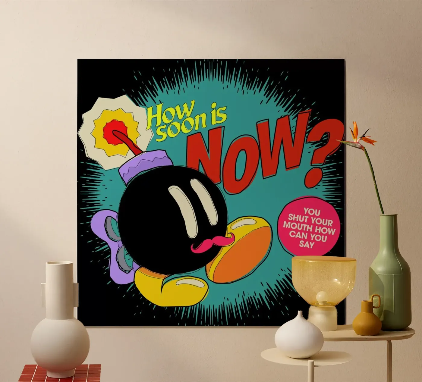 How Soon poster van Butcher Billy