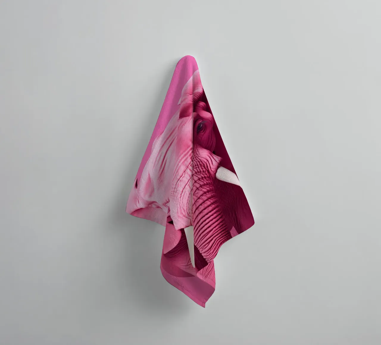 Elephant pink towel by Imagine
