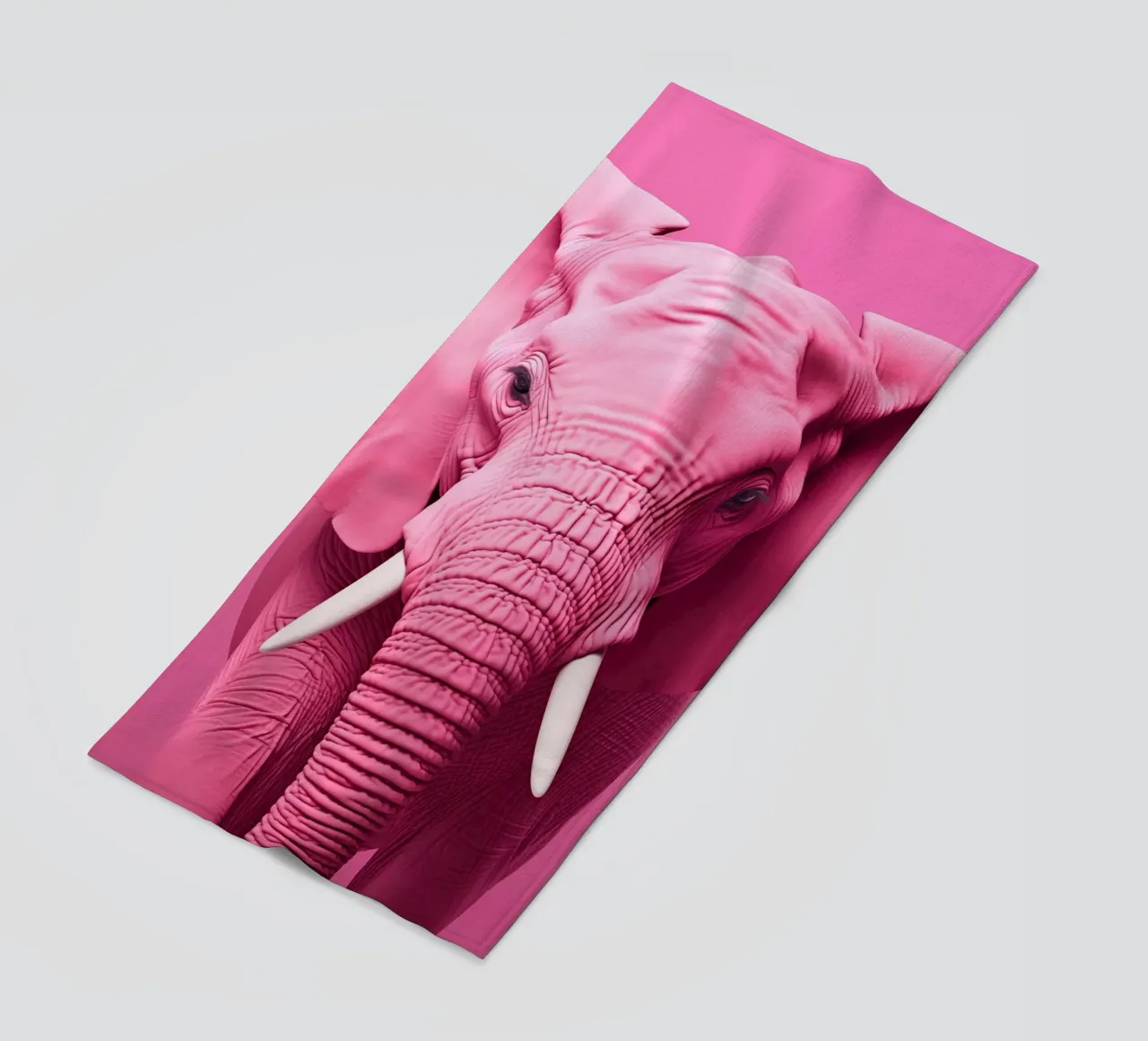 Rosa elefante telo mare da Imagine