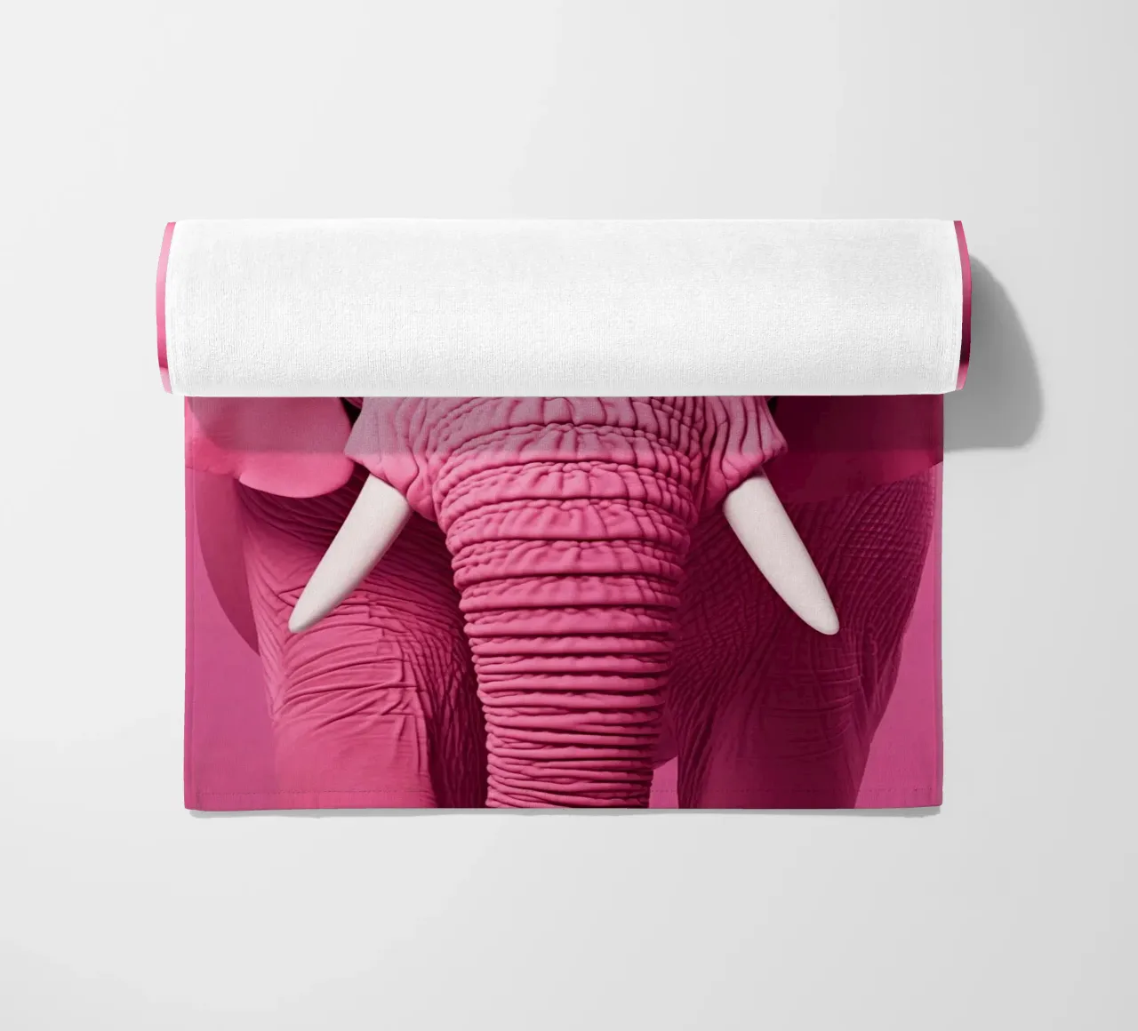 Rosa elefante telo mare da Imagine