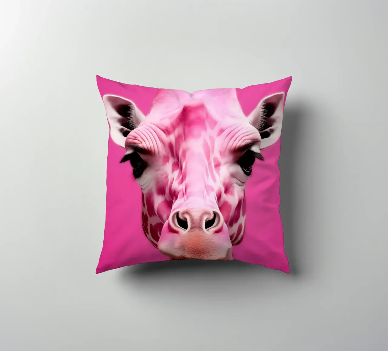 Rosa giraffa cuscino da Imagine