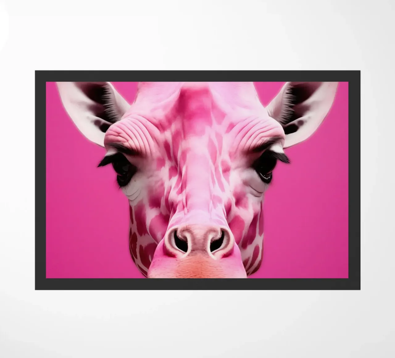 Rosa giraffa zerbino da Imagine