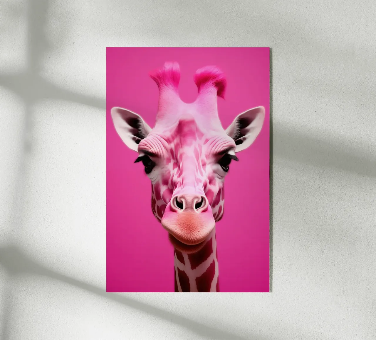 Rosa giraffa plexiglass da Imagine