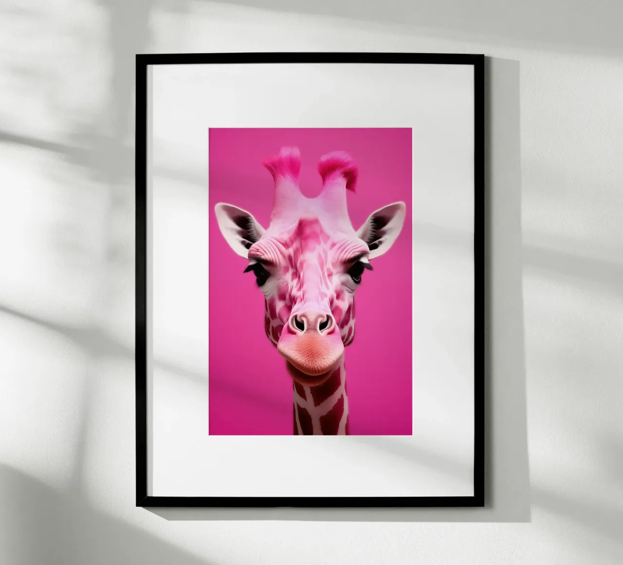 Rosa giraffa carta hahnemühle da Imagine