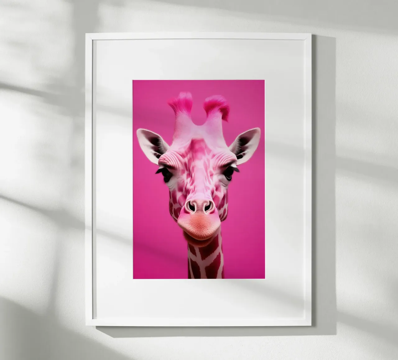 Rosa giraffa carta hahnemühle da Imagine