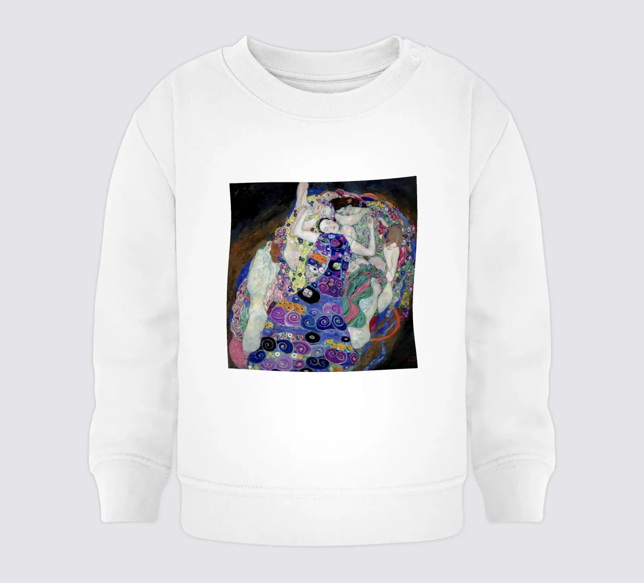 La fanciulla di Klimt - Simbolismo, espressionismo, vibrazione femminile felpa neonato da ClubArt