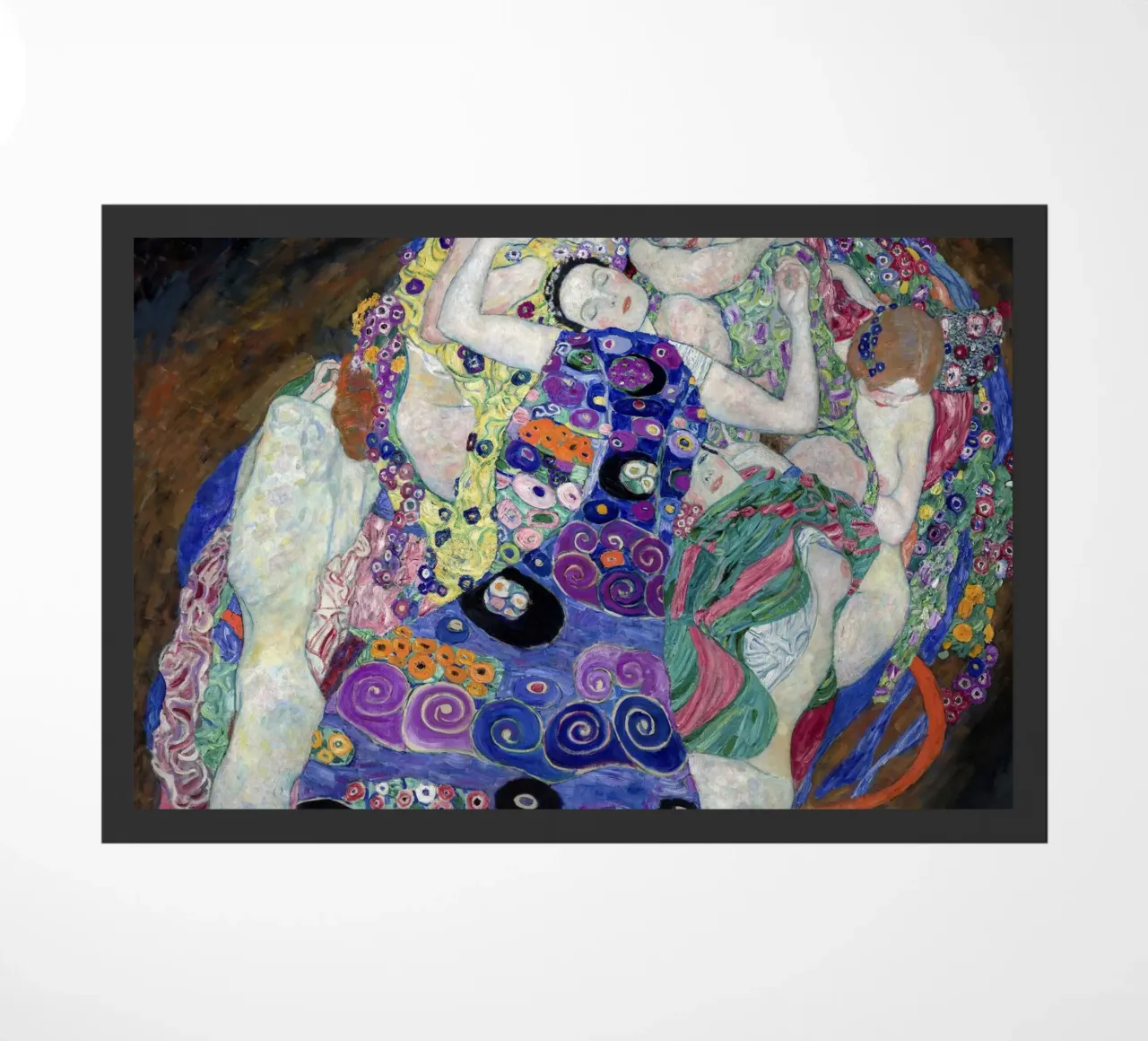 La fanciulla di Klimt - Simbolismo, espressionismo, vibrazione femminile zerbino da ClubArt