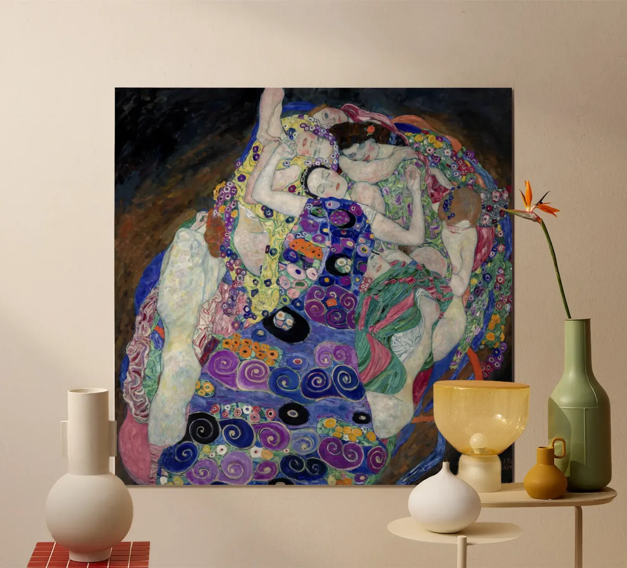 La fanciulla di Klimt - Simbolismo, espressionismo, vibrazione femminile carta hahnemühle da ClubArt