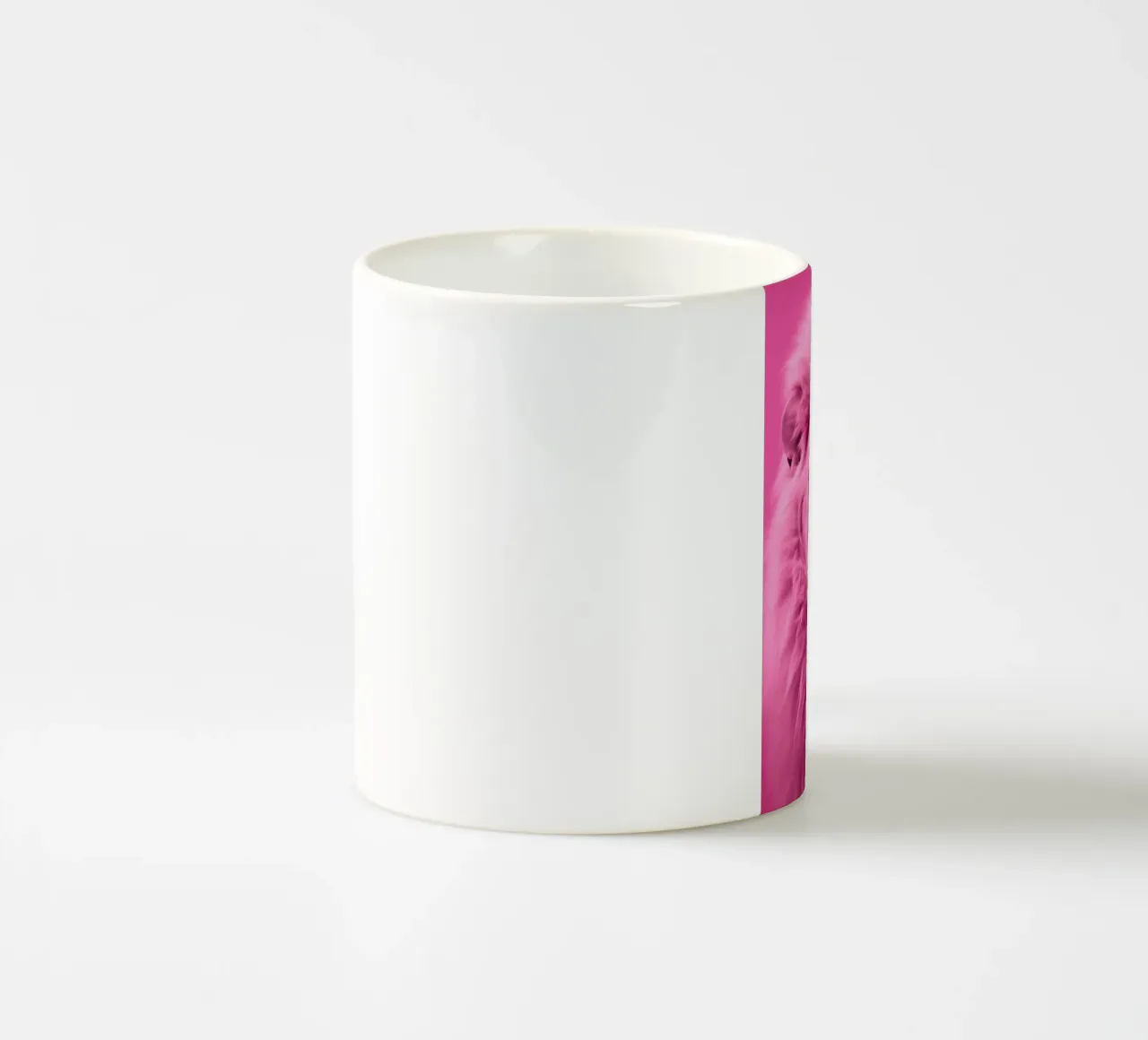 Leone rosa tazza in ceramica da Imagine